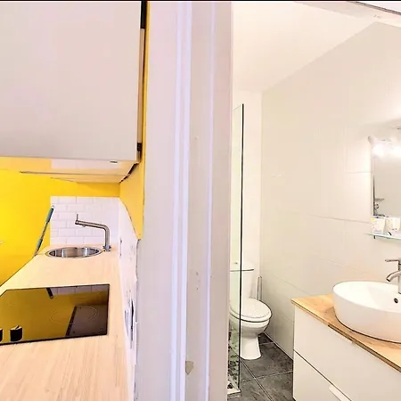 Apartament Centre Saint-gervais Jaune Moderne Proche Telecabine 2 Pers *