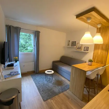 Centre Saint-gervais Jaune Moderne Proche Telecabine 2 Pers Apartament
